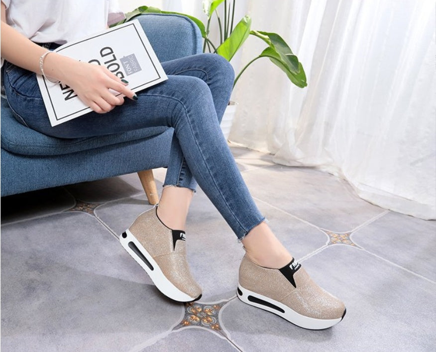 Damen Elegante Sneaker – Stilvolle Fashion Freizeit Schuhe