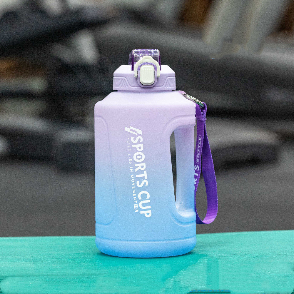 XL Sport Water Bottle with Straw - Large Fitness Water Bottle