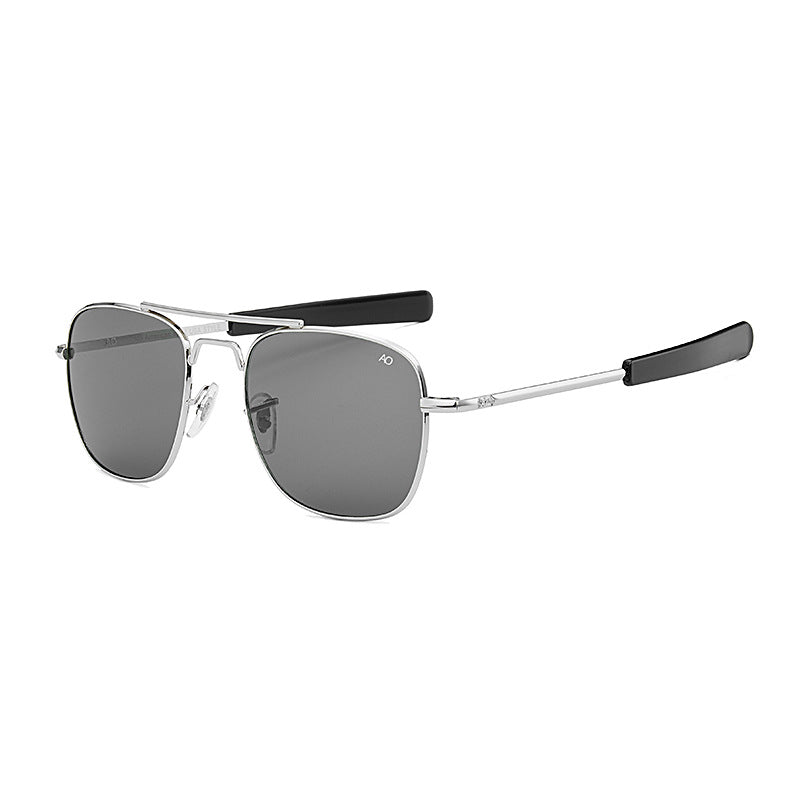 Metall Sonnenbrille Herren | Eckig | Retro Stil UV Schutz