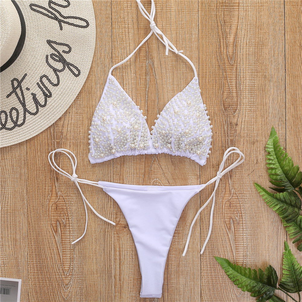 Sexy Damen Halter Bikini | Mini Zweiteiler Swimwear