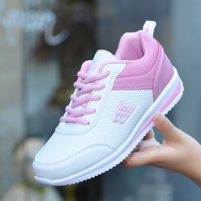 Damen Leder Sneaker – Stylische Student Freizeit Schuhe