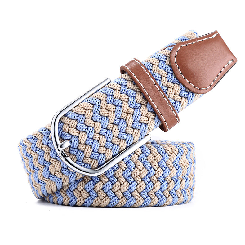 Canvas Stretch Belt Unisex | Woven Adjustable Durable Everyday