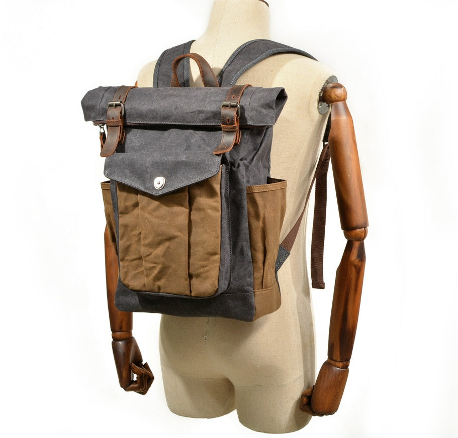 Canvas Backpack Vintage | Robust & Outdoor Mountaineering Bag