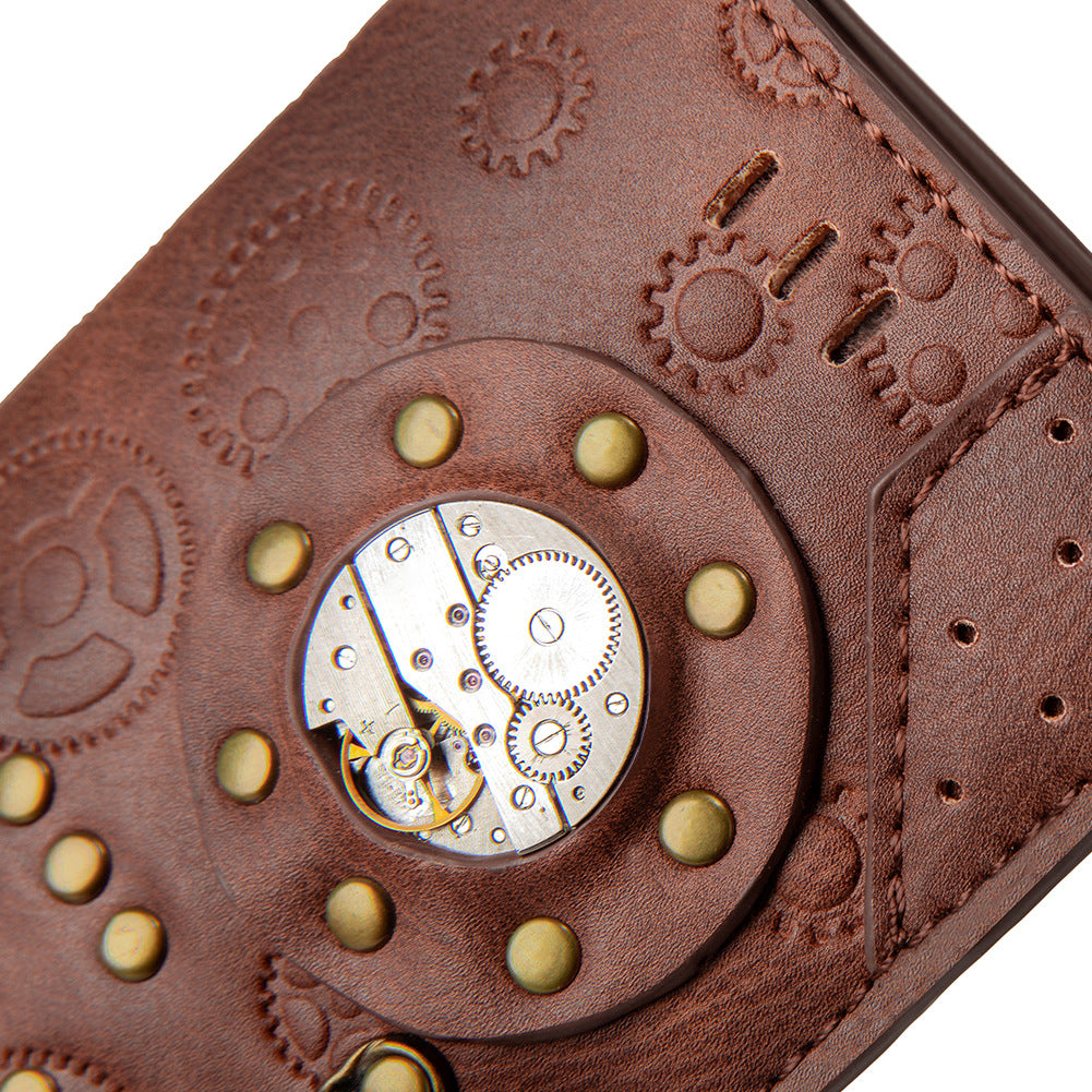 Steampunk Women's Wallet | Long Vintage Wallet