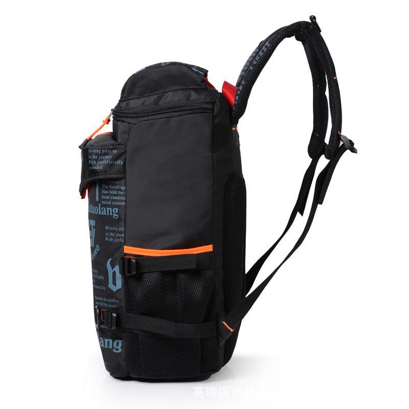 Herren Rucksack mit Print | Stylisch Freizeit Schule Tasche