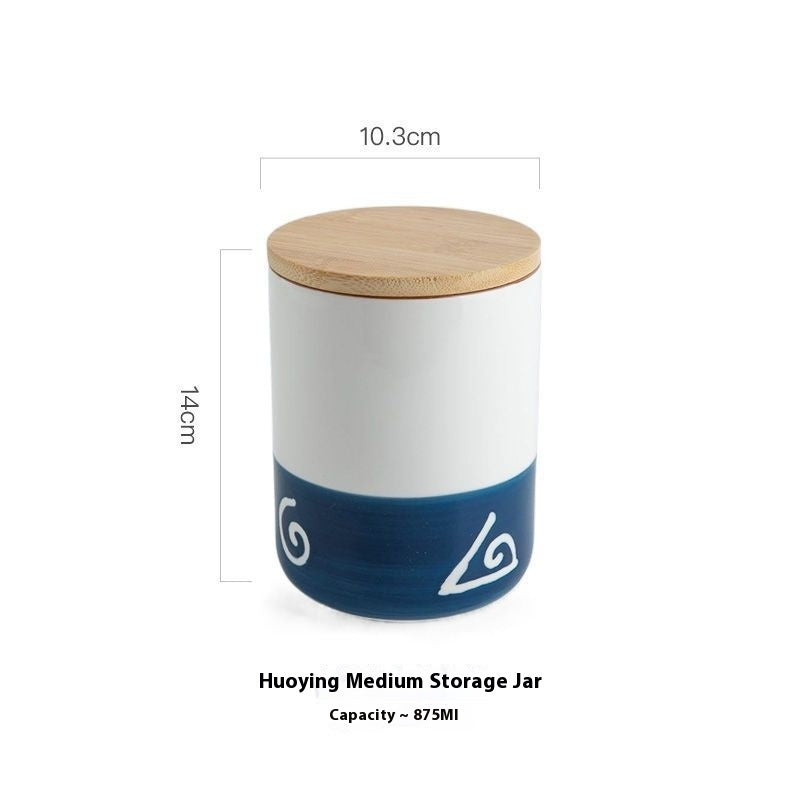 Airtight Ceramic Storage Jar | Muesli Storage | Kitchen Container