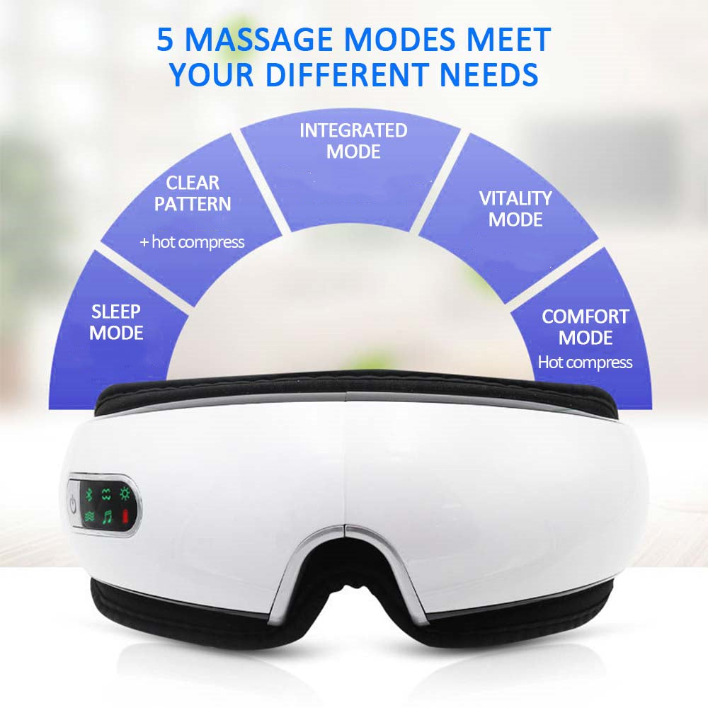 Smart Eye Massager with Heat & Vibration | Relaxation & Anti-Stress