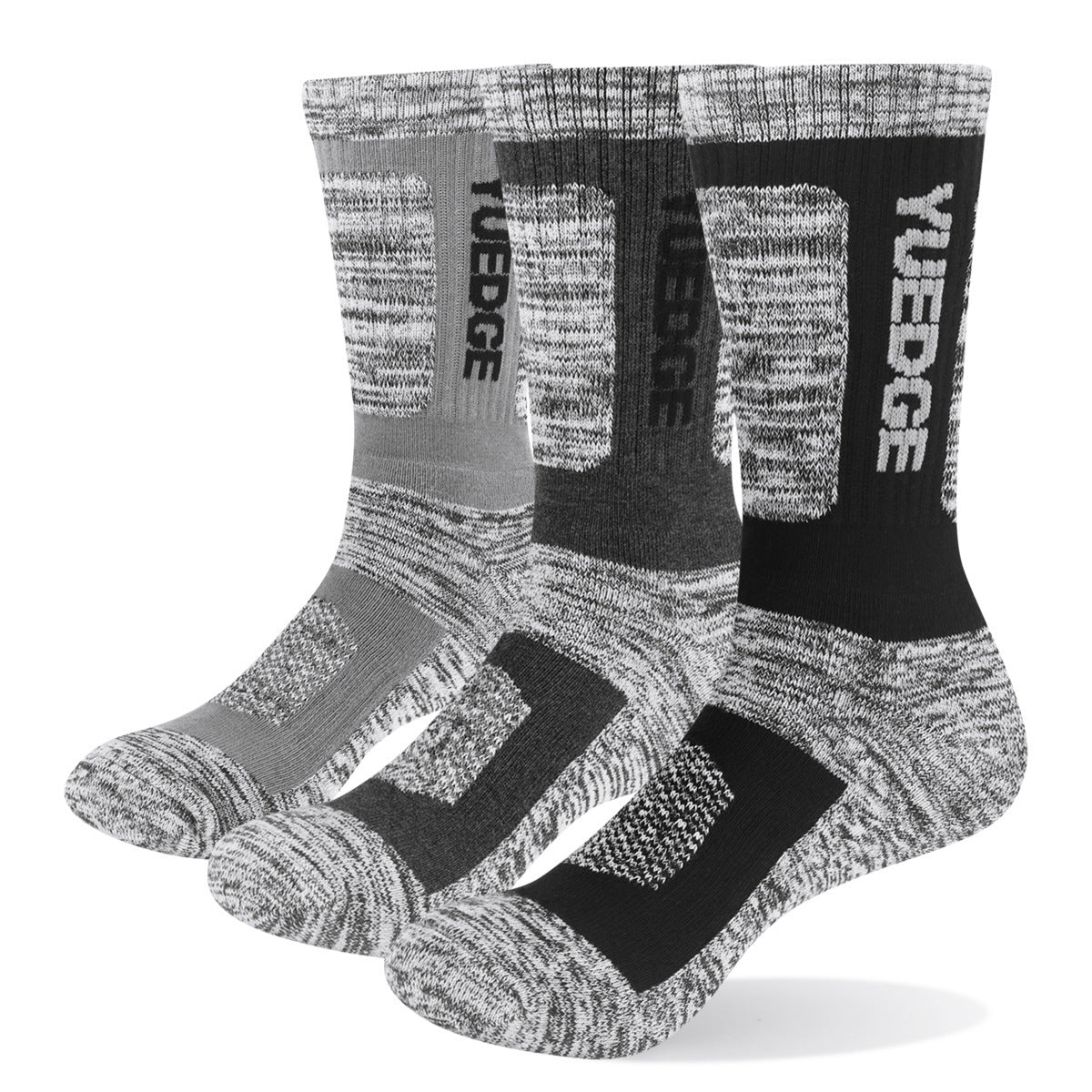 Men's Mid-Cut Basketball Socks | Sporty Casual Breathable