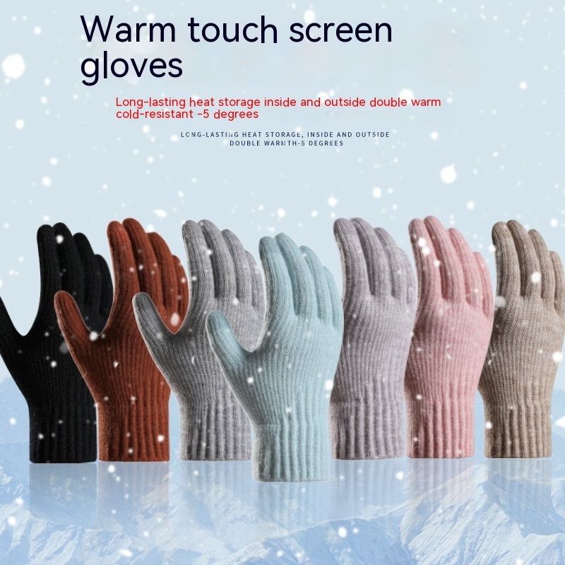 Damen Strickhandschuhe Winter – Gefüttert Warm & Kuschelig