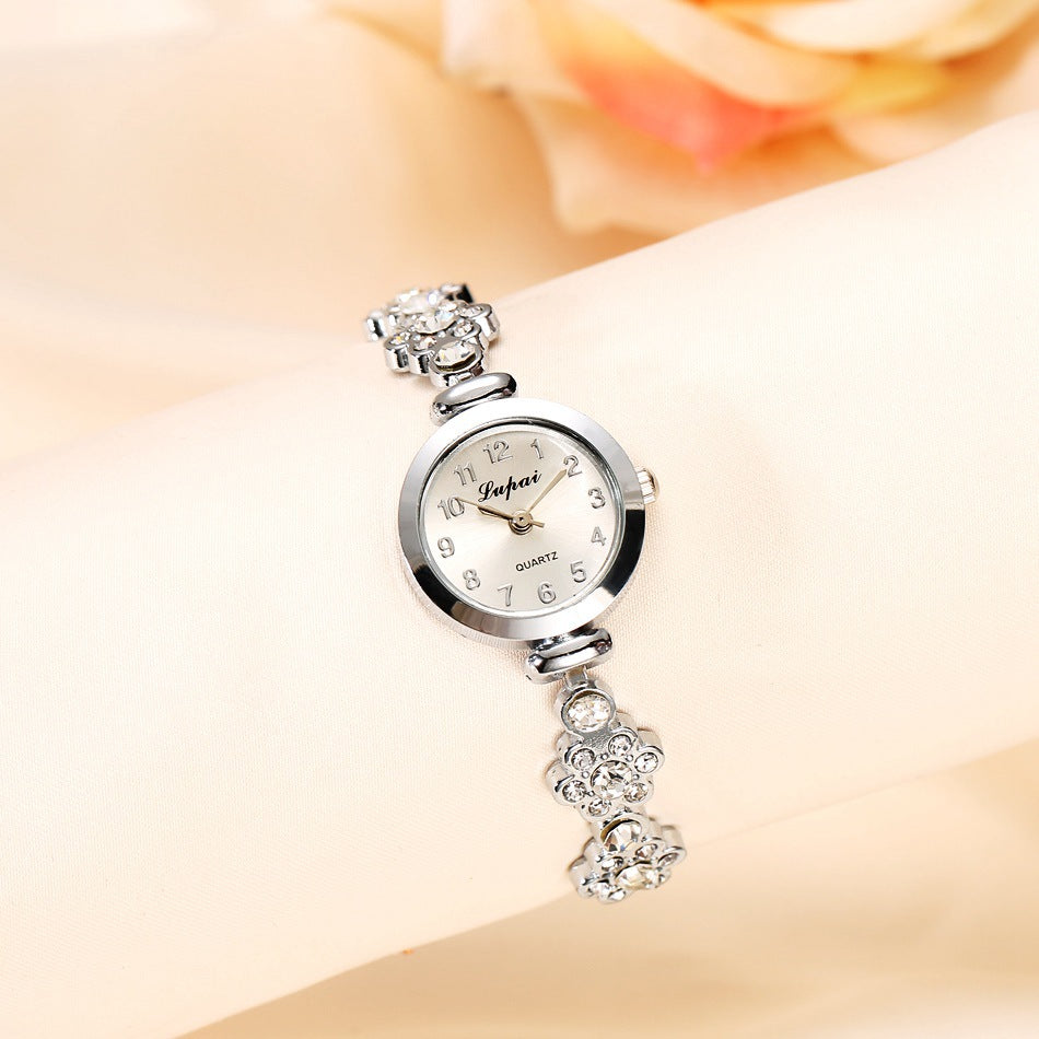 Women's Floral Wristwatch | Elegant Fashion Bracelet Watch