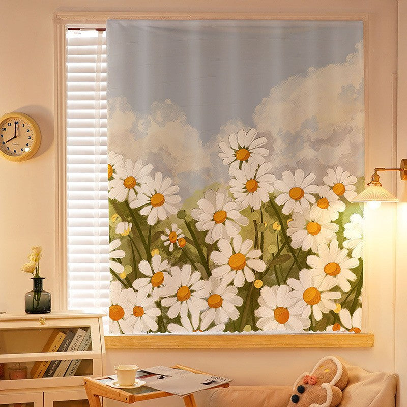 Children's Curtain Velcro Cartoon | Cabinet Curtain without Drilling