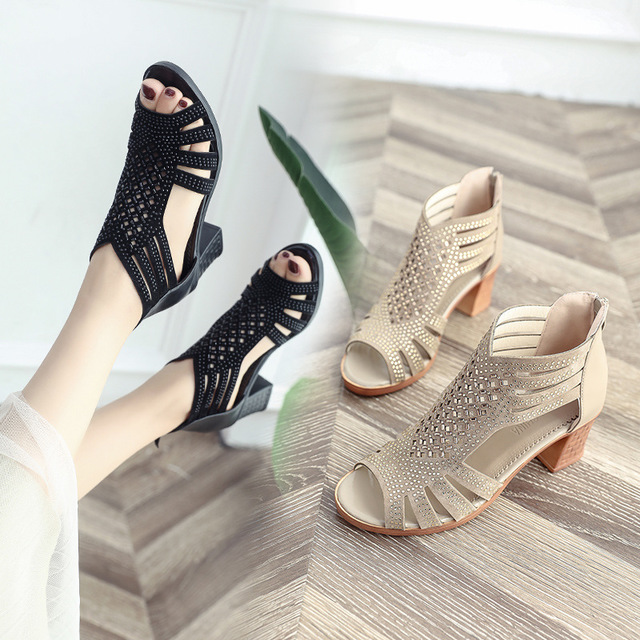 Women's Block Heel Sandals Comfortable | Non-Slip Elegant Summer