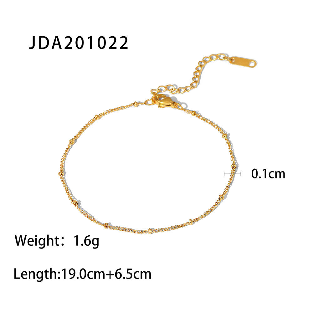 Elegant Stainless Steel Ankle Bracelet for Women – Stylish Anklet with a Modern Design