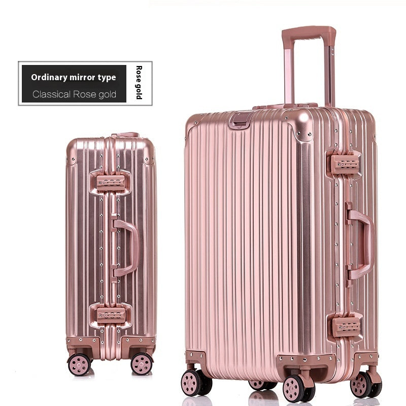 Aluminum Magnesium Suitcase with Combination Lock – Premium Trolley