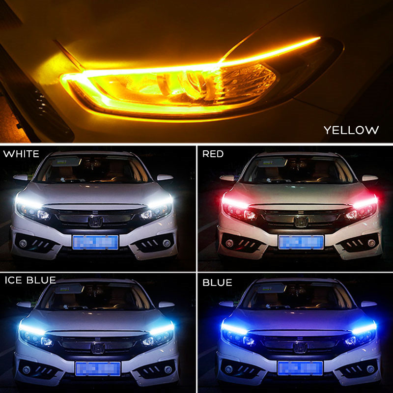 LED Indicator Strip Car | DRL Daytime Running Light Flexible Modern