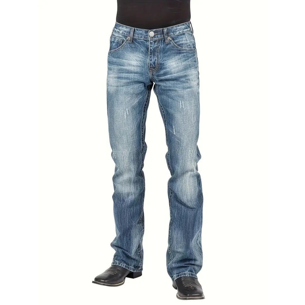 Men's Street Style Jeans – Straight Leg Trend Denim Pants