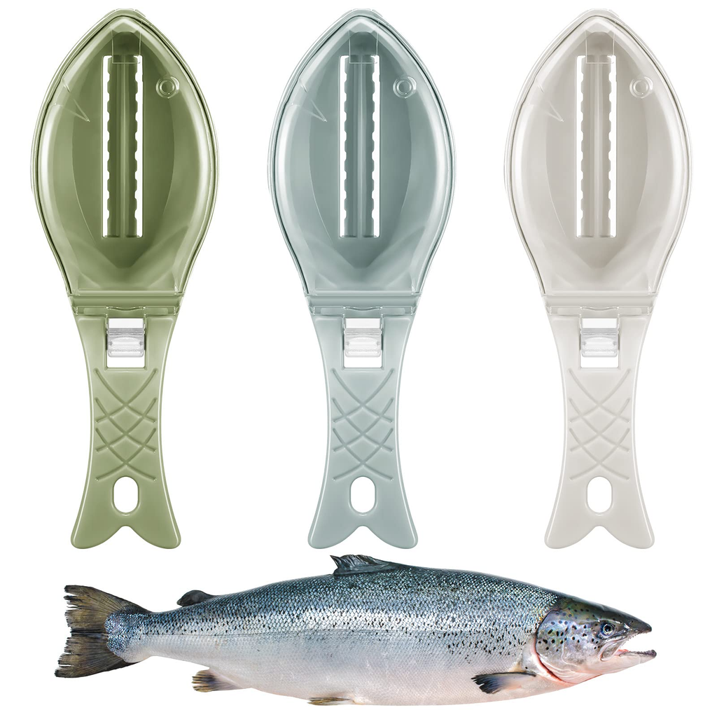 Fish Scaler Brush Stainless Steel – Professional Fish Scraper Kitchen Tool