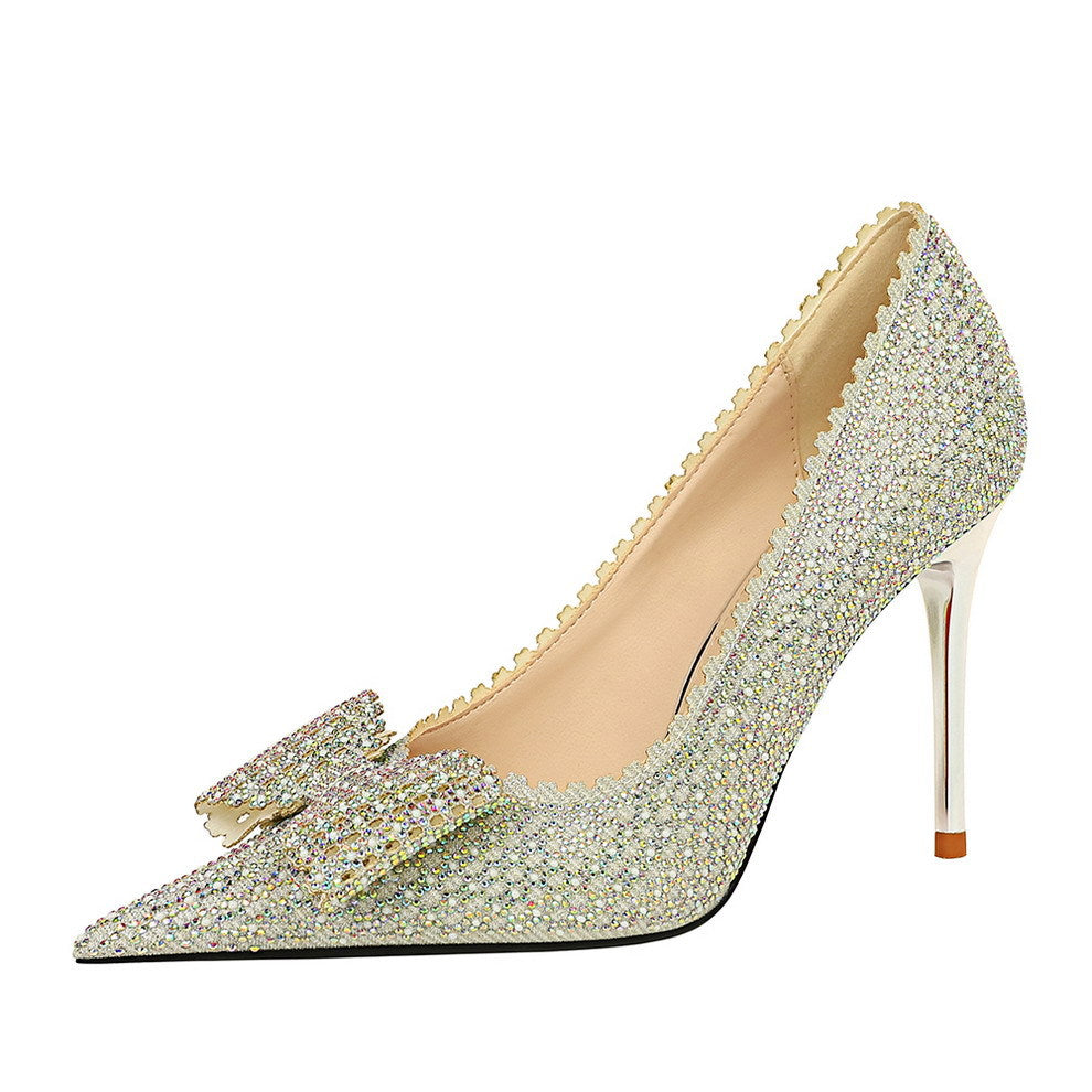 Prinzessinnen Brautschuhe Damen High Heels Hochzeit elegant romantisch