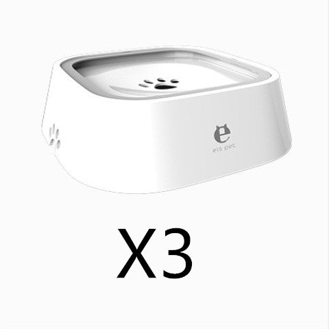 Pet Water Bowl for Dogs and Cats | Anti-Spill Slow Feeder 1.5L