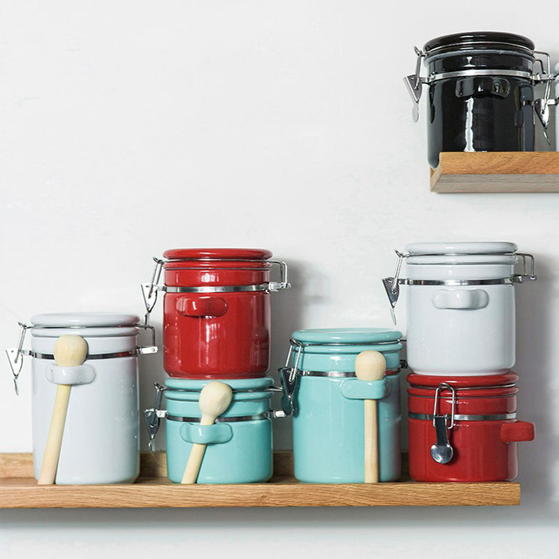 Ceramic Storage Jar airtight | Kitchen Storage | Jar Lid