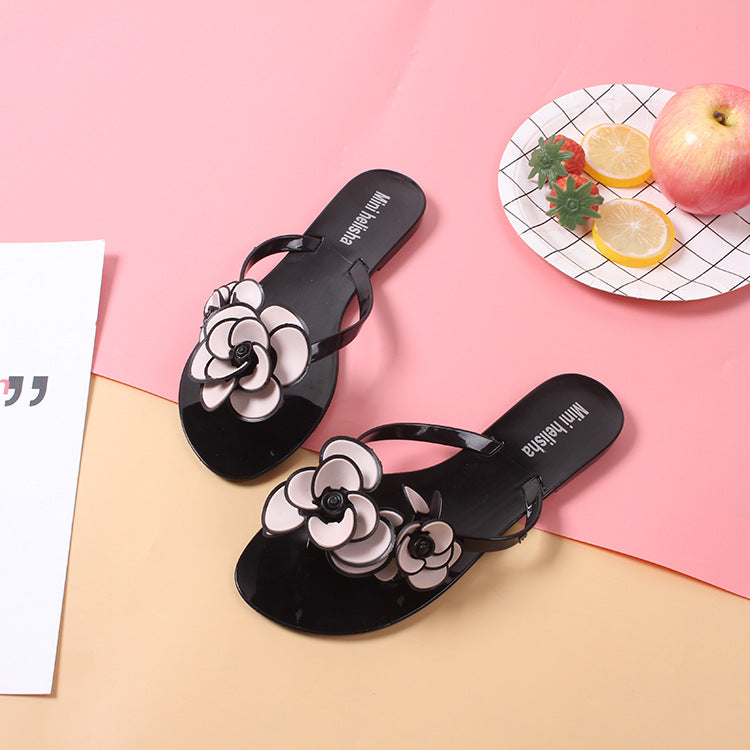 Women's Floral Slippers | Flat Comfortable Summer House Slippers