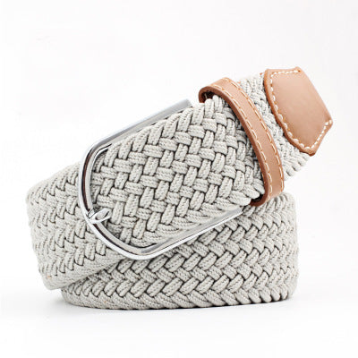 Canvas Stretch Belt Unisex | Woven Adjustable Durable Everyday