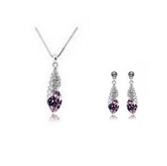 Elegantes Schmuckset – Halskette & Ohrringe im Perfekten Set für Damen