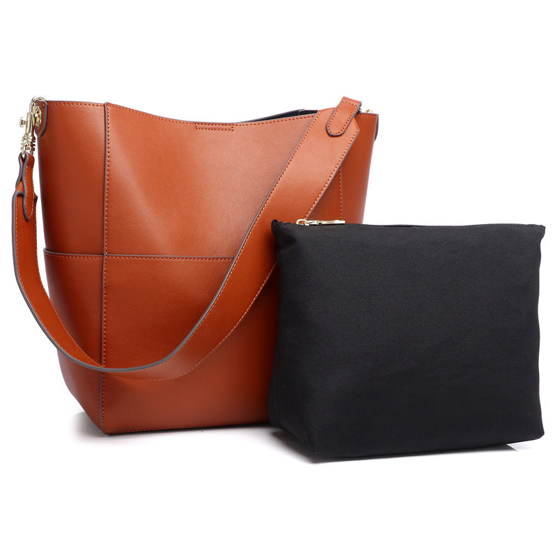 Large Women's Bucket Bag Shoulder Bag – Elegant Hobo Bag as Crossbody Bag