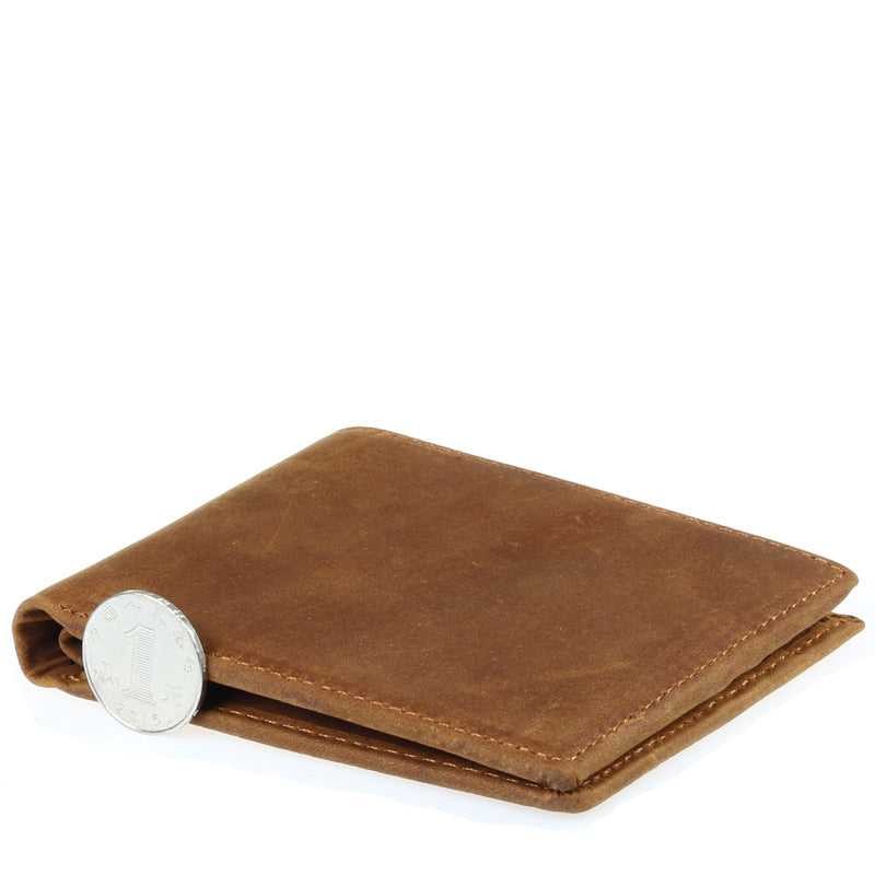 Men's Horse Leather Wallet | Ultra Thin | Slim Leather Wallet