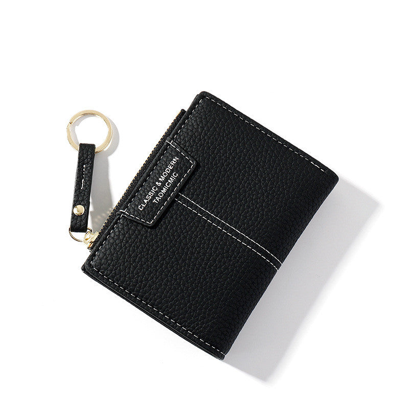 Women's Small Wallet | Card Slots & Trendy Keychain