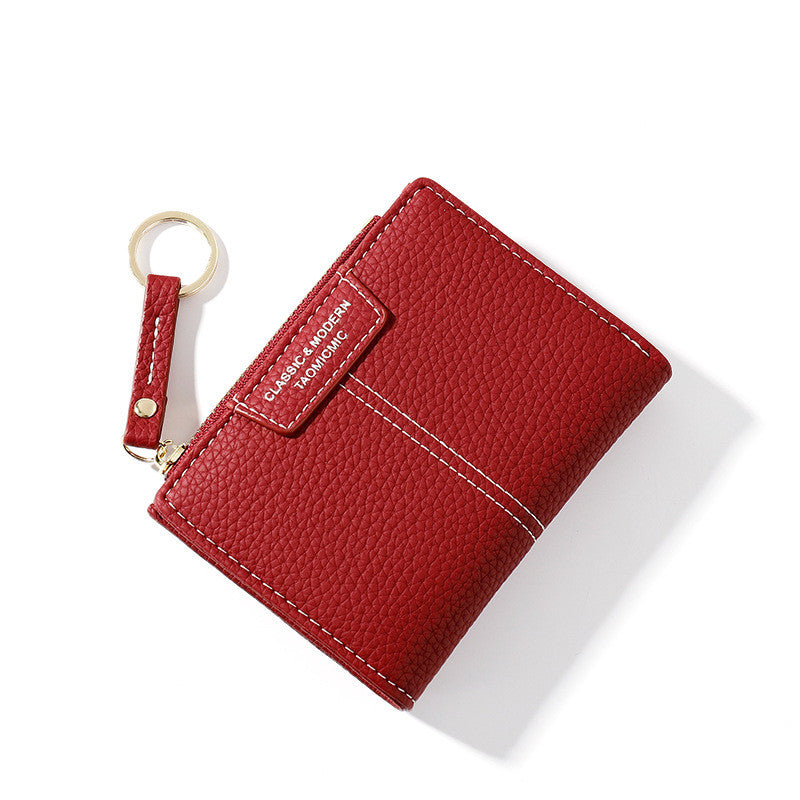 Women's Small Wallet | Card Slots & Trendy Keychain