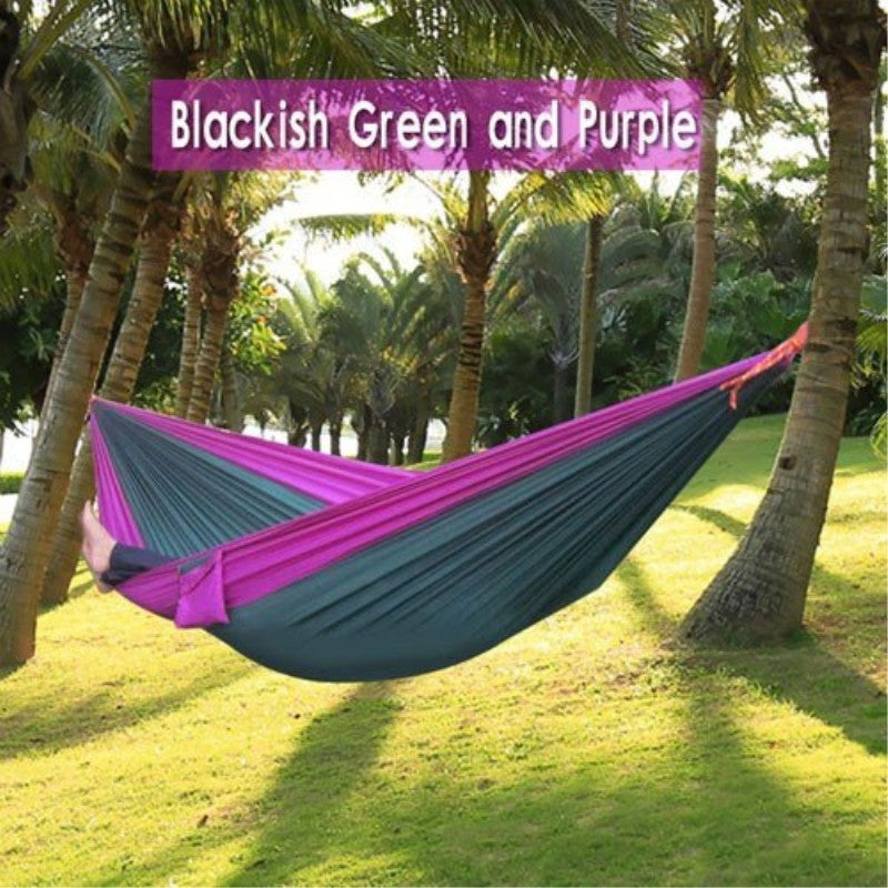 Ultralight Double Camping Hammock made from Parachute Nylon | Portable & Durable Outdoor