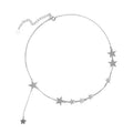 Delicate Star Necklace Short - Sparkling Women's Jewelry for an Elegant Look