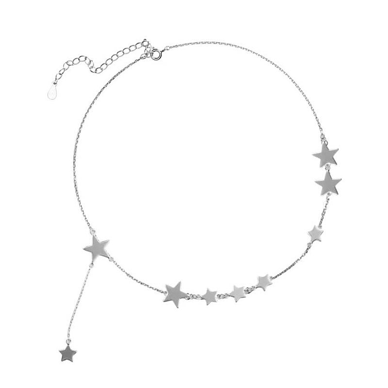 Delicate Star Necklace Short - Sparkling Women's Jewelry for an Elegant Look
