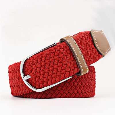 Canvas Stretch Belt Unisex | Woven Adjustable Durable Everyday