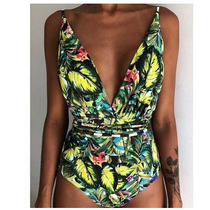 Elegant Women's Backless Monokini – Figure-Hugging One-Piece