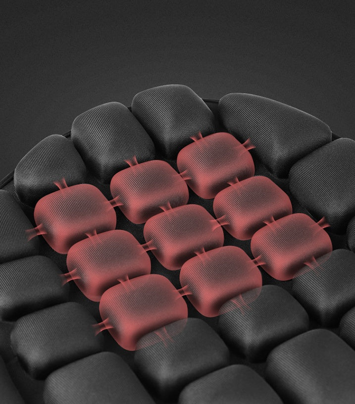 Motorcycle Airbag Seat Cushion 3D | Comfort Shock Absorption Universal
