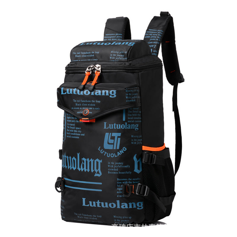 Herren Rucksack mit Print | Stylisch Freizeit Schule Tasche