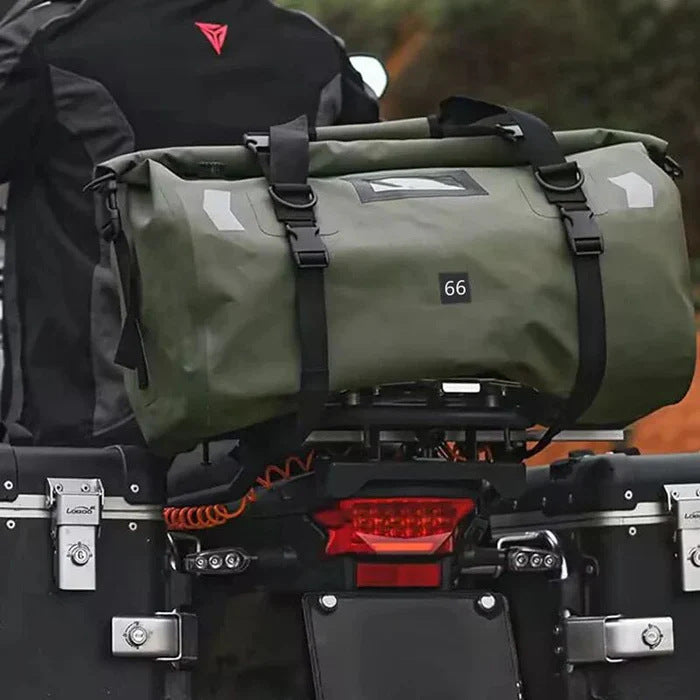 Motorcycle Luggage Bag Large Volume – Waterproof Rear Seat Travel Bag