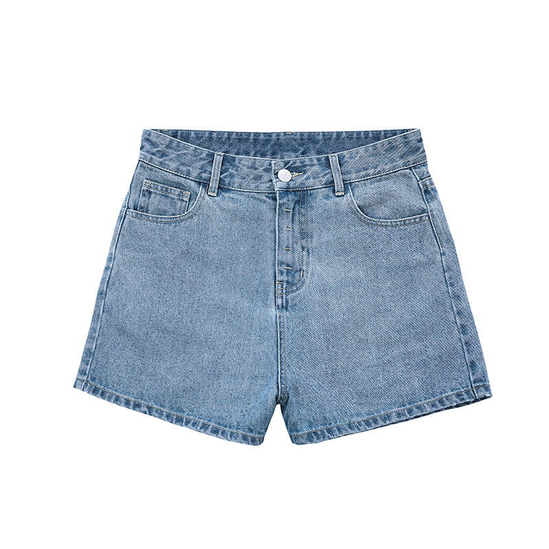 Unisex Denim Shorts | Loose Couple Jeans Shorts Oversize