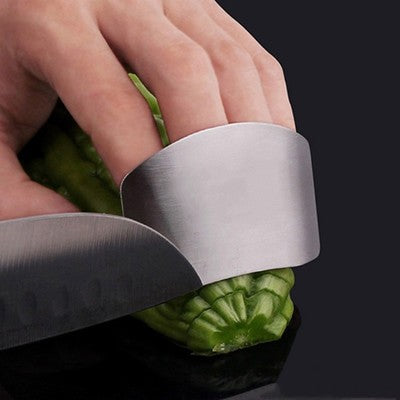 Finger Guard Cutting Aid Stainless Steel – Safe Finger Protector Kitchen