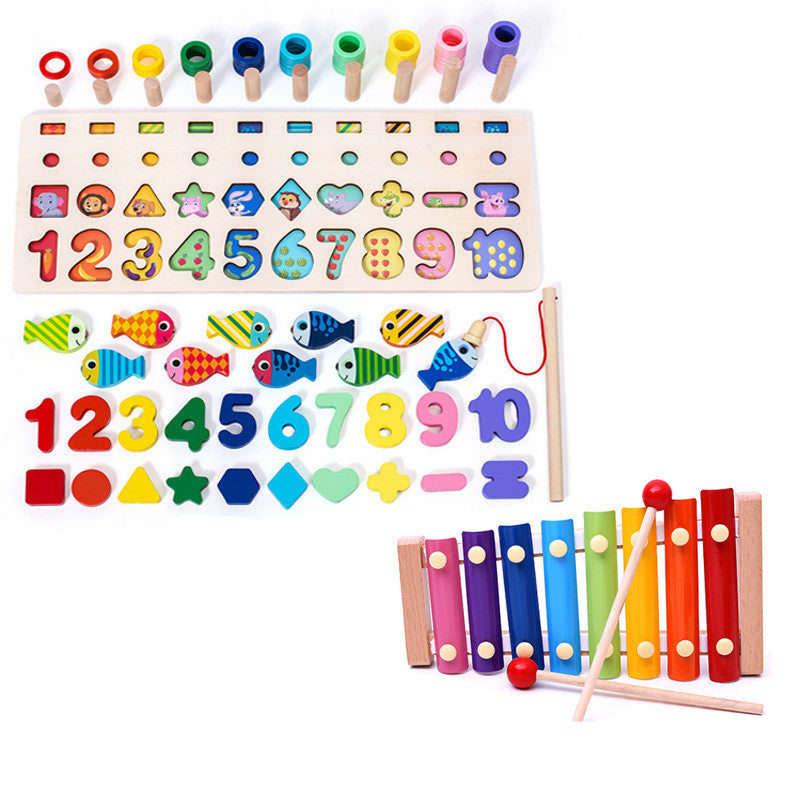 Alphabet Number Puzzle Kids | 3D Learning Toy Colorful