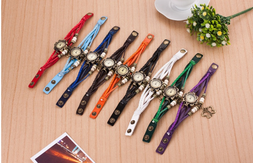 New bracelet, hollow butterfly bracelet in women's style, punk fashion, student, watch