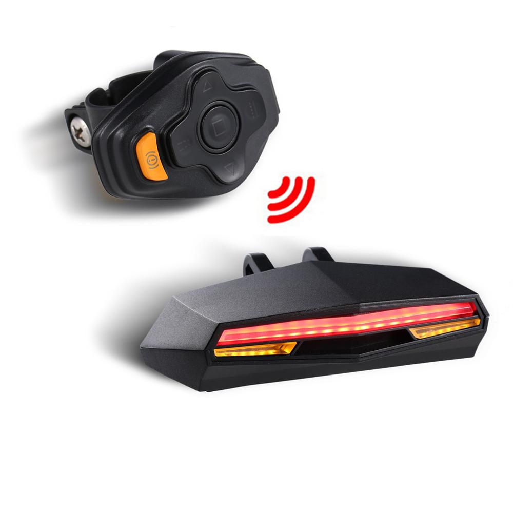 Smart LED Bike Taillight Wireless | USB Rechargeable Waterproof & Automatic