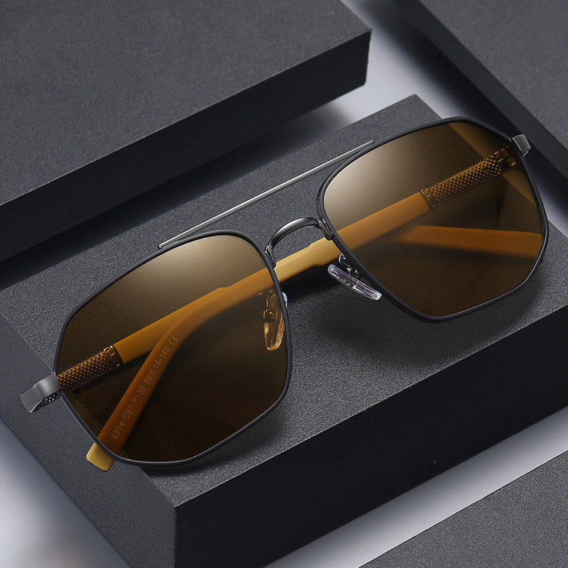 Piloten Sonnenbrille Herren | Polarisiert | Doppelsteg UV Schutz