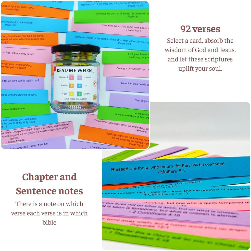 Bible Verses in a Jar | Christian Gift | Prayer Box Inspiration