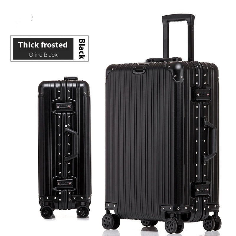 Aluminum Magnesium Suitcase with Combination Lock – Premium Trolley