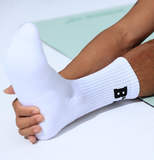 Men's Sports Socks white cushioned | breathable Comfort