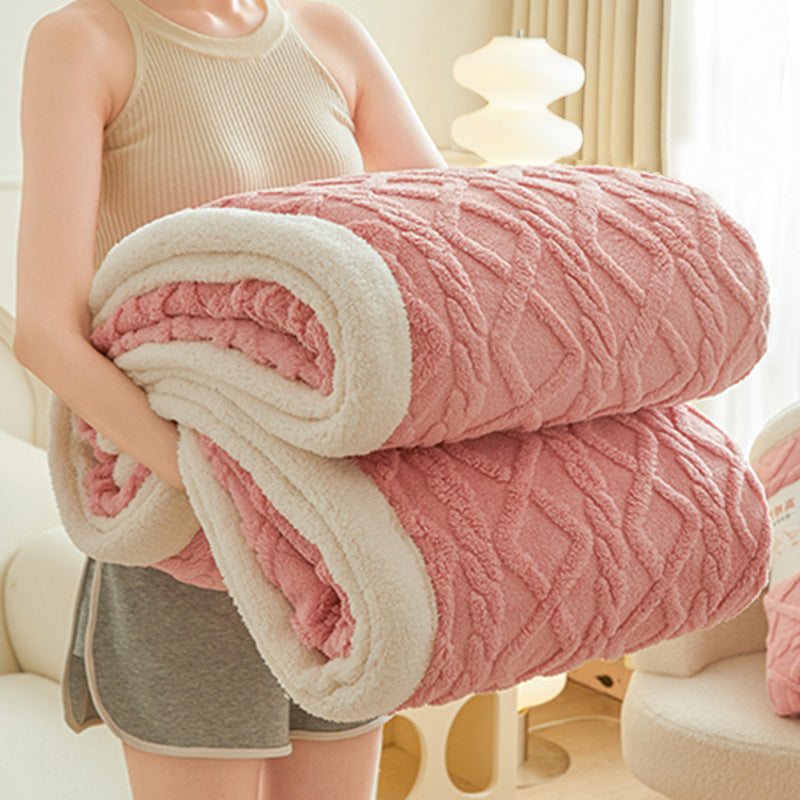 Dicke Kuscheldecke | Warm & weich für Sofa Bett Büro Komfort
