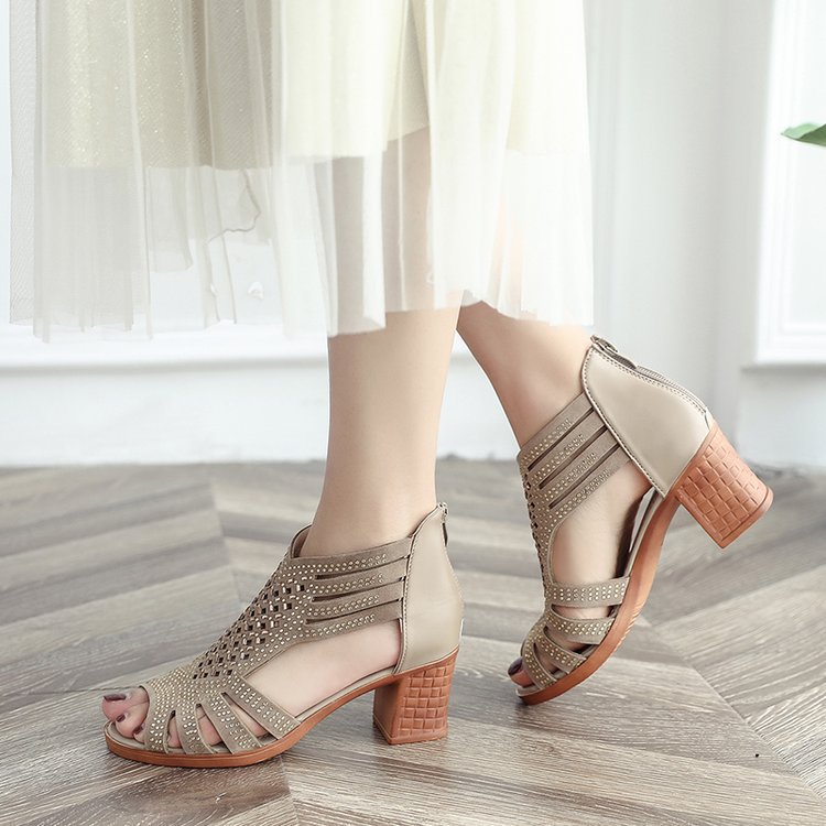 Women's Block Heel Sandals Comfortable | Non-Slip Elegant Summer
